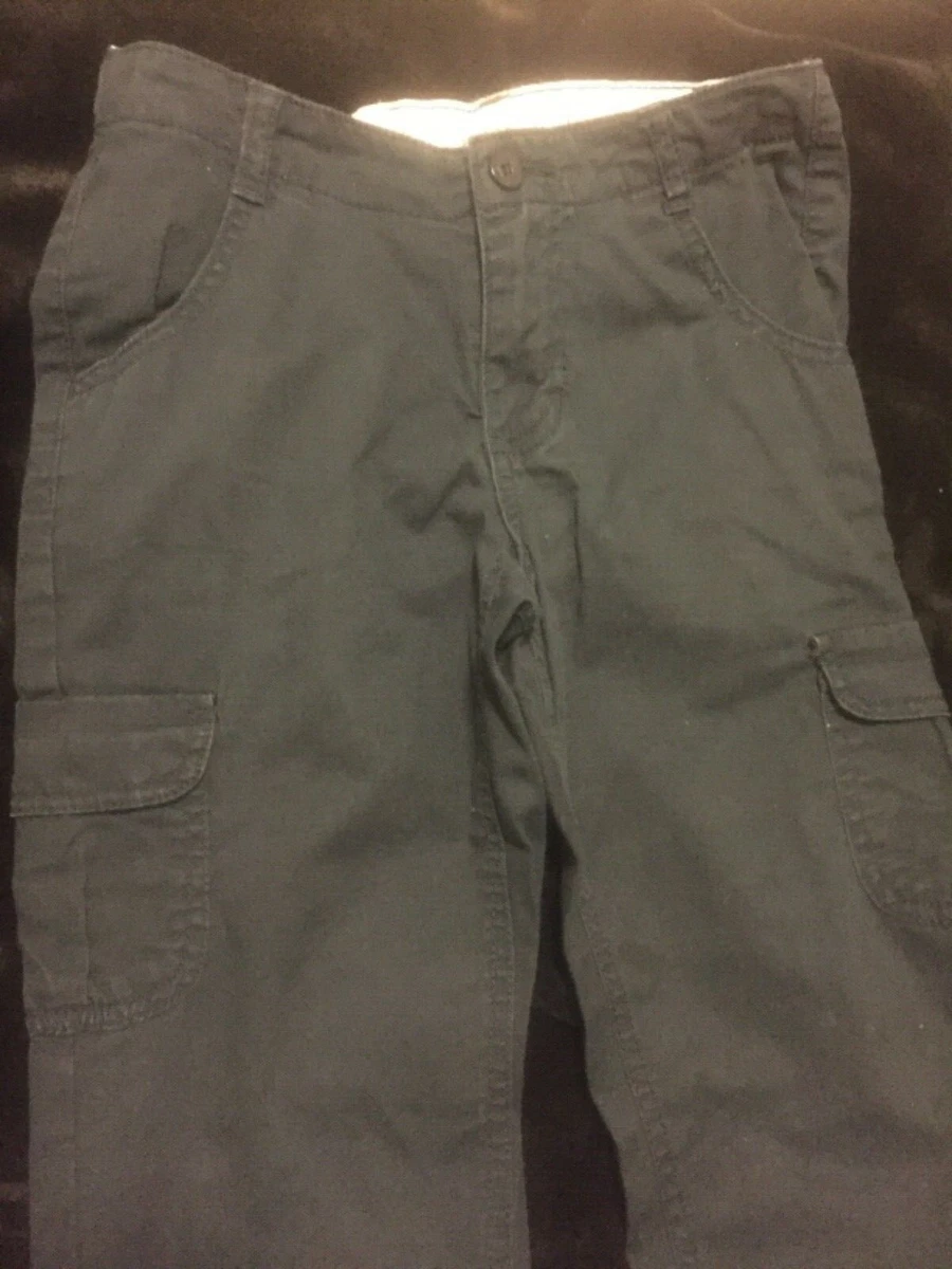 Pantalones Land’s End Azul Marino Niña’s Niño Talla 12 Cintura Ajustable