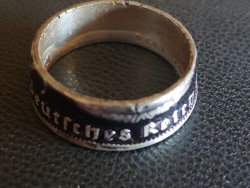 silver coin ring
