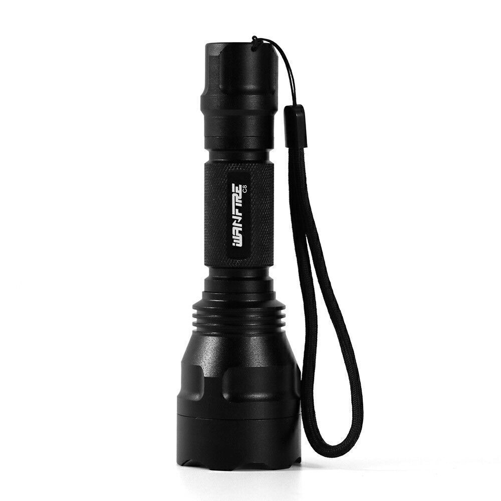 9000LM Lamp Scope Mount Gun Light Lamping Hunting Air Rifle Torch