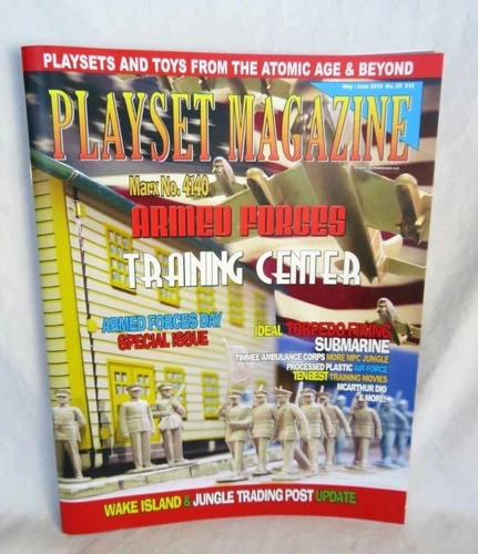 Playset Magazine #99 Marx Armed Forces playsets+ Ideal submarine  + much more