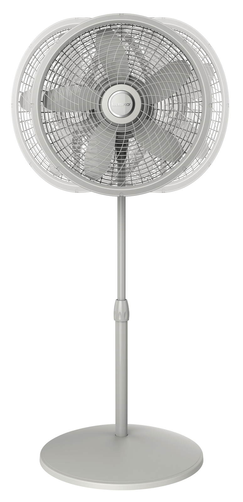 18u0026#034; Adjustable Cyclone Pedestal Fan with 3 Speeds, S18902, Gray// |  eBay