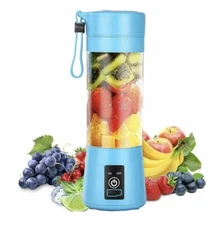 Personal Blender Portable Juicer with 380 ml, 4 blades and USB Rechargeable