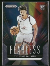2024 Panini Prizm Draft Picks Basketball - Fearless Base -#4  Tidjane Salaun