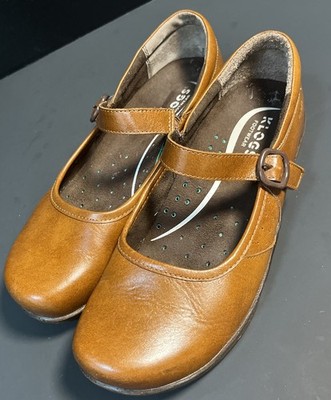 Klogs Footwear Women's Hook Eye Charleston Brown Tintoretto Size 10M