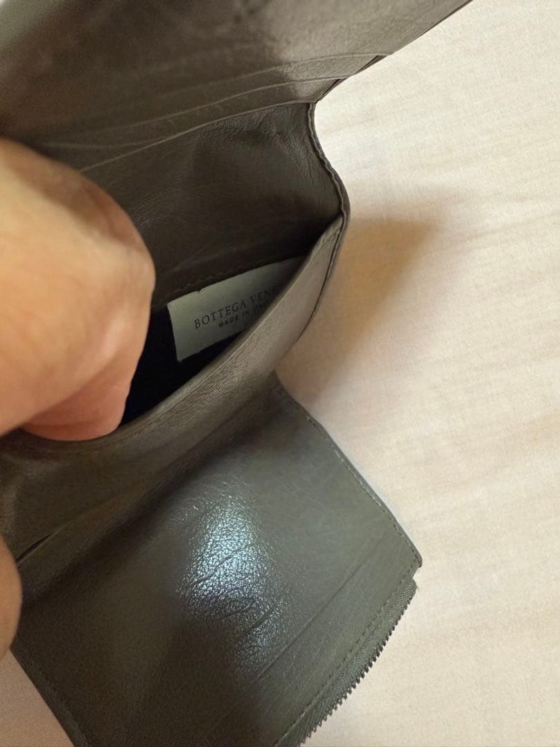 Bottega Veneta Intrecciato Bifold Wallet Unisex Leather Near Mint Japan thumbnail 8