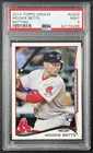 MOOKIE BETTS PSA 9 2014 TOPPS UPDATE #US26 ROOKIE BATTING RC RED SOX 4296