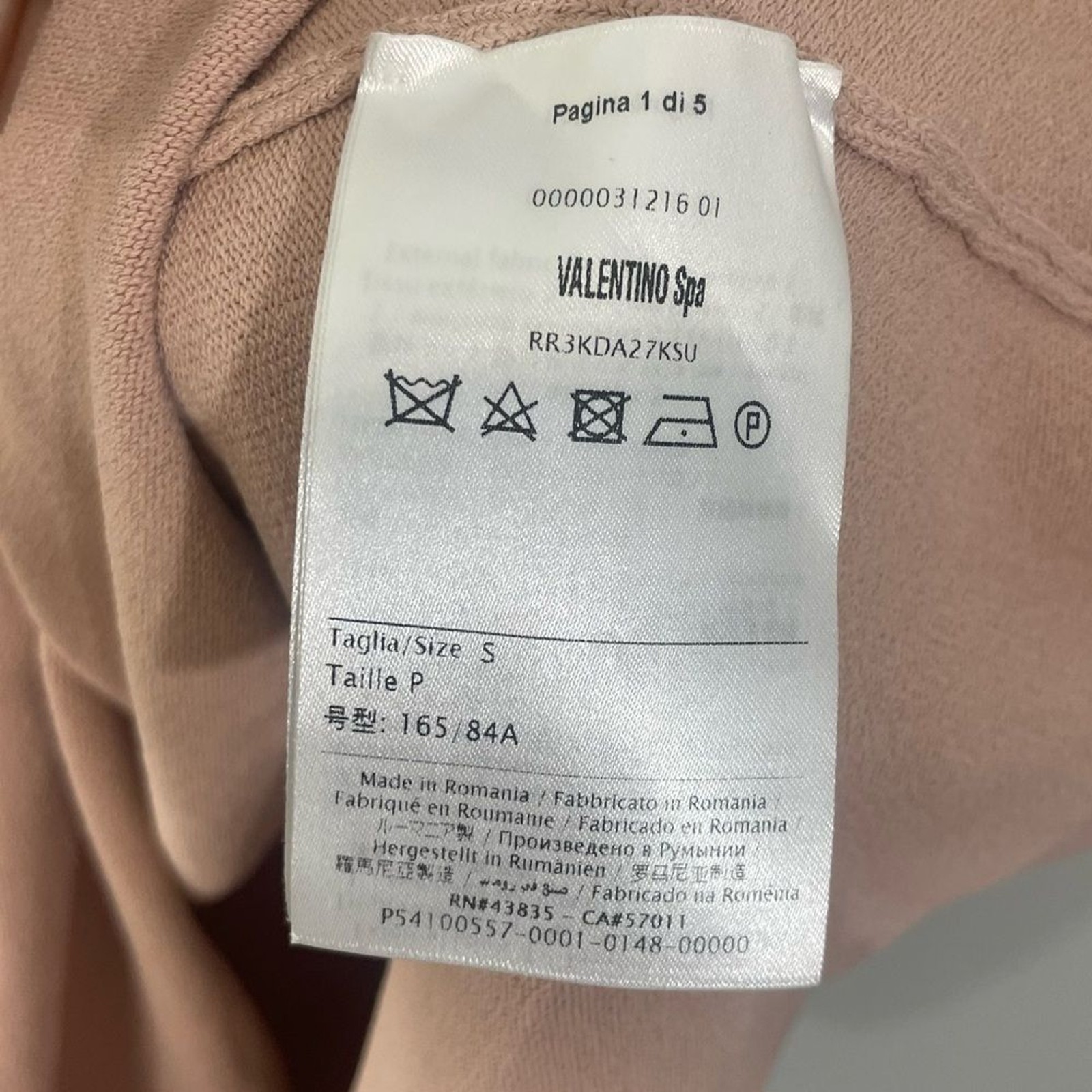 NEW RED VALENTINO Point D'esprit-Paneled Ruffled Stretch-Knit Mini Dress Blush S thumbnail 7