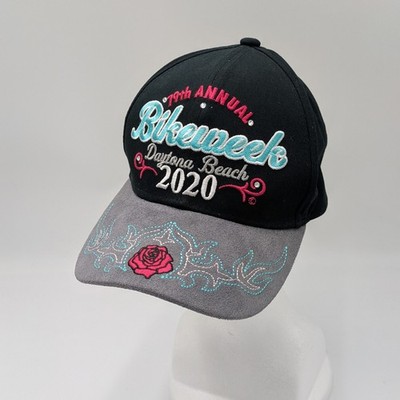 Beach Club Promotions Ladies Cap, Bike Week 2020, Biker, Roses,  Osfa
