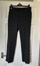 RLX Ralph Lauren Men's Motorcycle Print Stretch Golf Trousers- Black - 28W x 30L