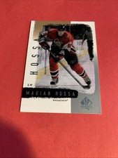 Marian Hossa Hockey Card 2000/01 Upper Deck SP Authentic No.62