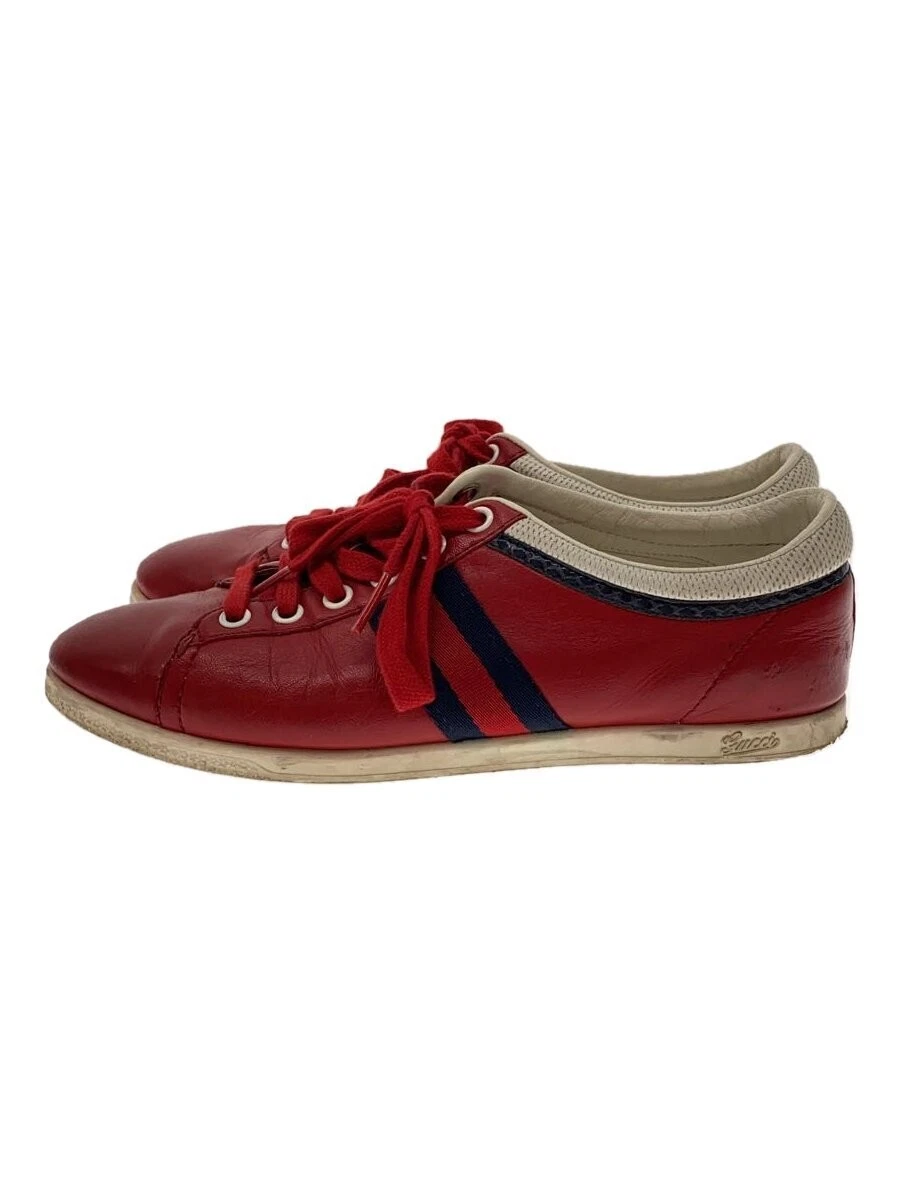 Baskets basses Gucci 36 cuir rouge 309802