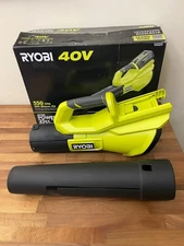 New Ryobi 40V 120 MPH 550 CFM Cordless Blower W/4.0 Ah Battery and Charger