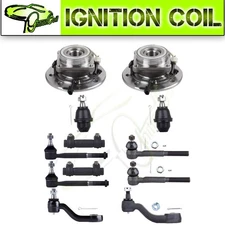 Fits K2500 K3500 Suburban 4x4 8-Lug 12x Front Wheel Bearing & Hub Idler Arm Kit
