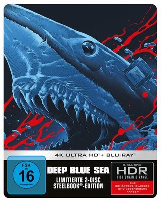 Deep Blue Sea - Limited UNCUT Steelbook Edition 4K/UHD & Blu-ray Deutsch NEU/OVP