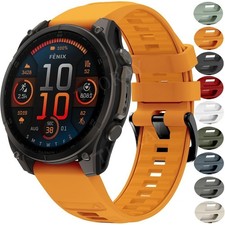 20mm Qiuck Fit Silicone Watch Band Strap for Garmin Watch Fenix 5S/6S/7S/8 43MM