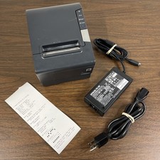 Epson TM-T88V M244A POS Receipt Printer Serial USB w/ AC Adapter Cord
