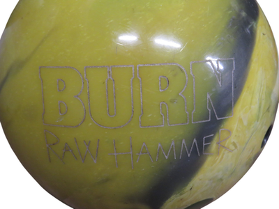 Hammer Burn Raw Hammer Yellow Swirl Bowling Ball 14 lbs 13 oz | eBay