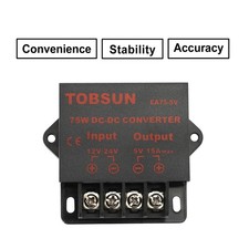 DC 12V/24V Step Down To DC 5V 15A 75W Voltage Regulator Reducer Power Converter
