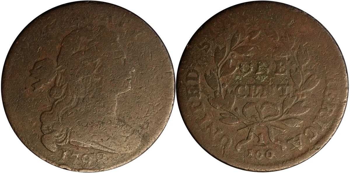 1798 Draped Bust Large Cents for sale | eBay