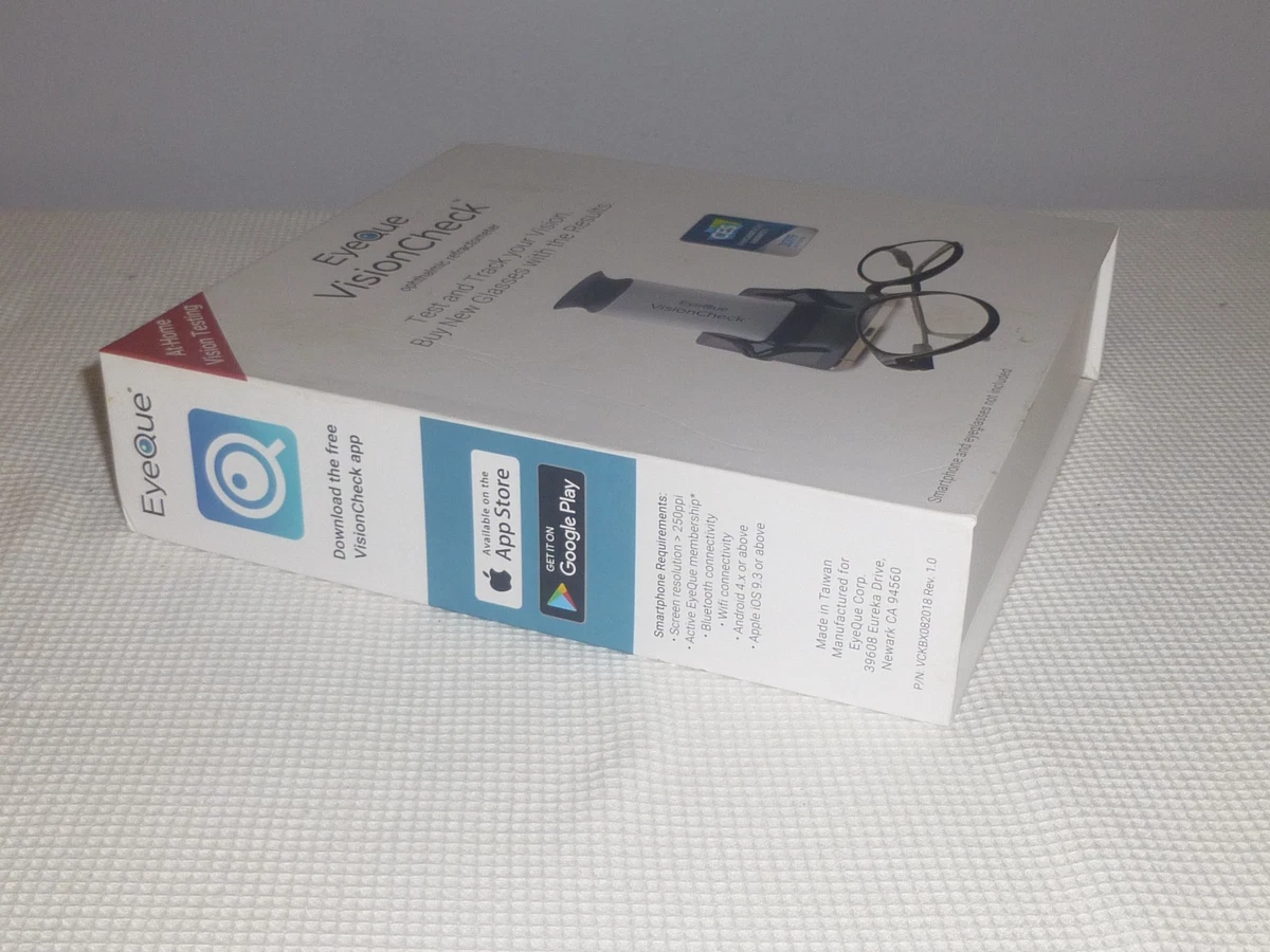 EyeQue Personal Vision Tracker Ophthalmic Refractometer Home Test Kit  BRAND NEW