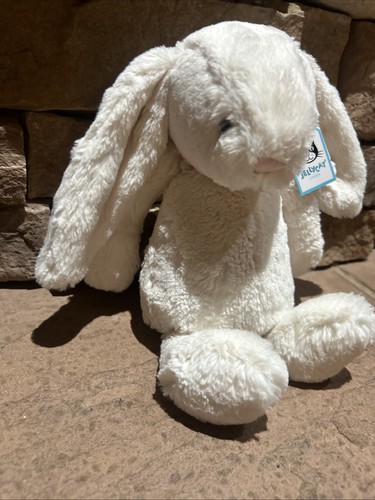 Jellycat BASHFUL CREAM BUNNY Rabbit Medium 12" Plush With Tags NEW - Picture 2 of 5