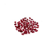 5x4 mm Vivid Natural Ruby Oval Cut   10 Piece Lot Loose Gemstones for Jewelry 