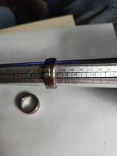 Two Quarter Coin Rings ,Both Sizes 7.75 , One 1973 One 2001 For One Low Price .