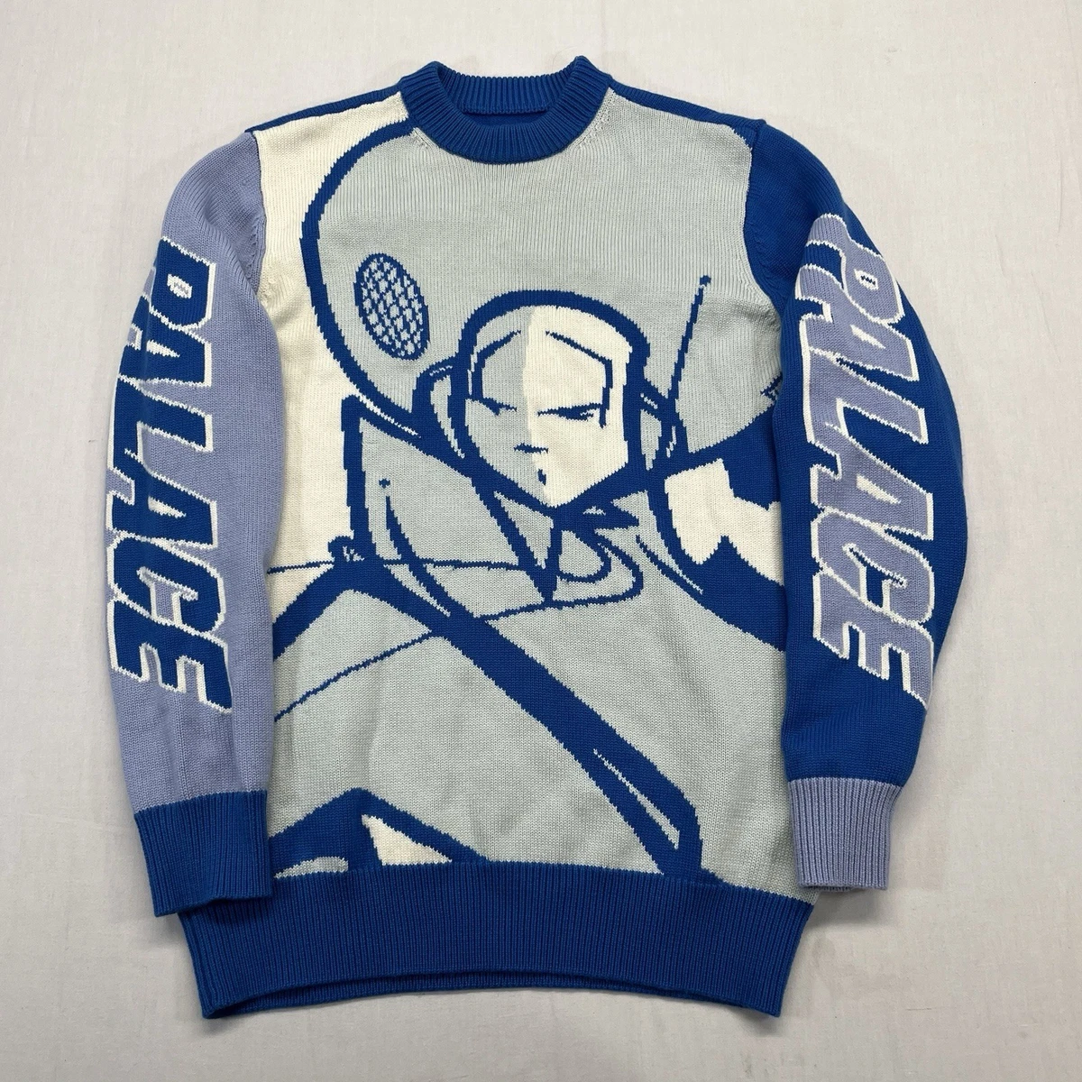 M PALACE Vesuvio Knit Blue パレス サッカー ニット | JEBO PALACE 