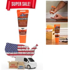 Carpenter's Wood Filler, 3.25-Ounce Tube, White