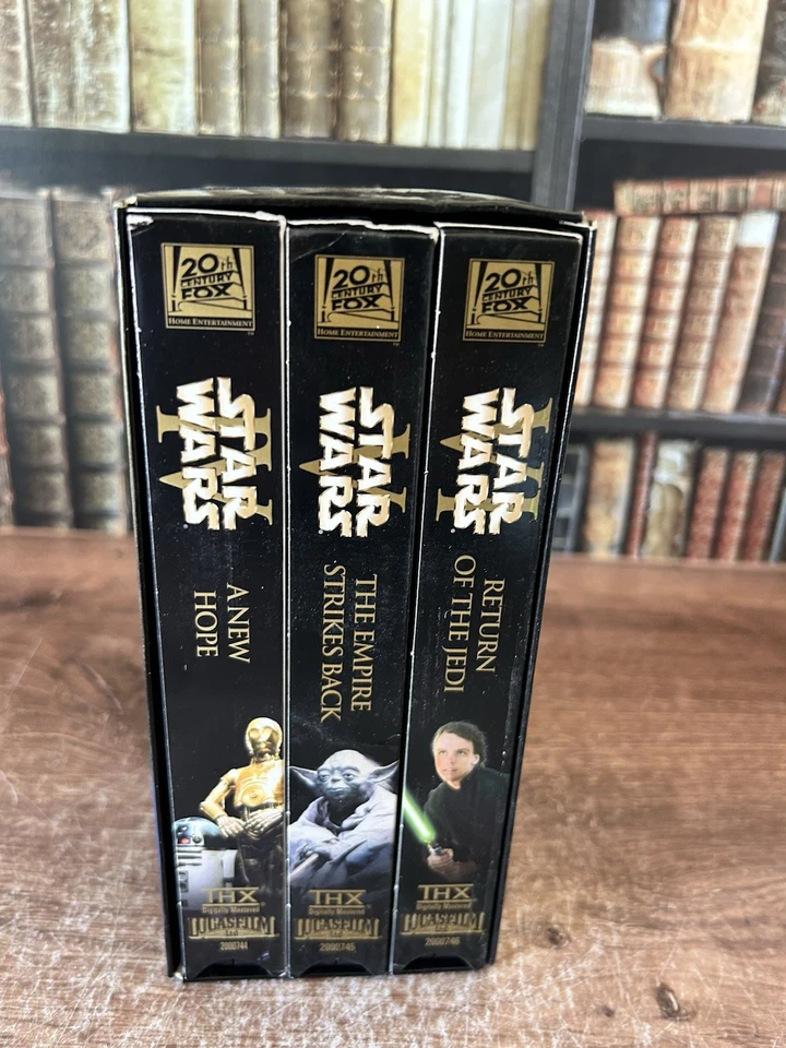 Star Wars Original Trilogy THX 2000 VHS 3 Tape Set - Image 2 of 4