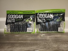 (2 PACKS) Googan Baits GKR-3-SPL Krackin Craw 3" 10 Pack Sprayed Lettuce NEW