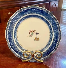 Mottahedeh Cincinnati Service Winterthur Salad Dessert Plate Exc. Cond., 9 3/8"