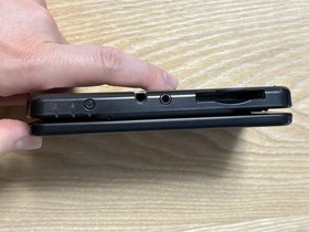 New Nintendo 3DS Black Console Polka Dot Cover Plates Tested FW 11.17.0-50J