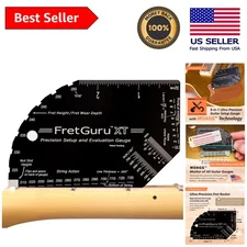 Ultra-Precision Guitar String Action Gauge & Fret Checker – Luthiers’ Essential