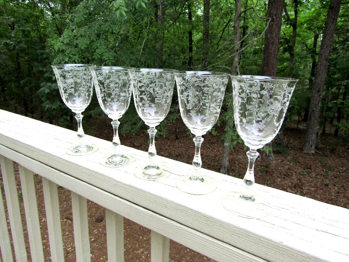 Fosteria In Fostoria Etched Patterns Elegant Glassware for sale | eBay