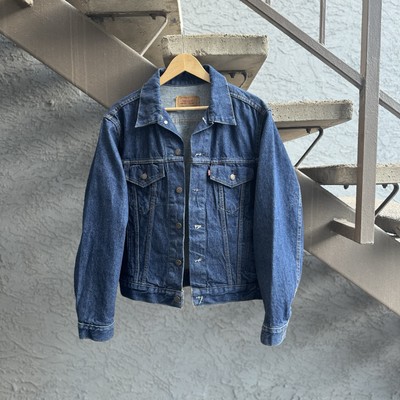 Vintage Levi's Type 3 Denim Trucker Jacket Size 46R 70506