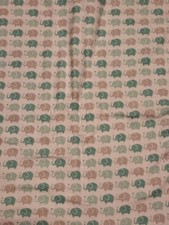 Baby Swaddle Blanket Baby Elephants 38x41 Flannel