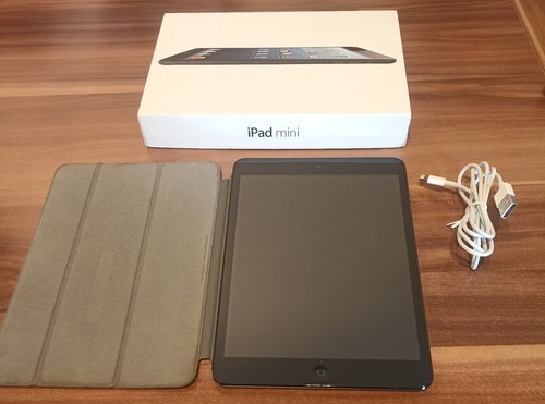 Apple iPad Mini 1. Generazione WiFi + 4G Cellular 16GB Nero A1455 MD540FD/A - Foto 1 di 12