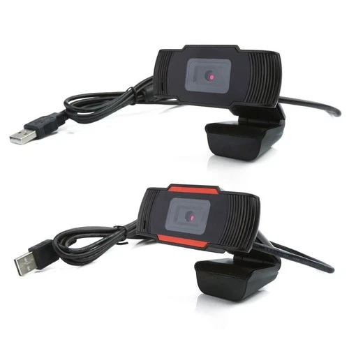480P Webcam High-definition Camera Built-in Microphone USB Plug for Video