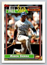 1992 Topps Ruben Sierra   AS  403