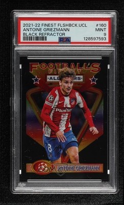 2021-22 Finest Flashbacks UEFA Champions League 7/25 Antoine Griezmann PSA 9 8d2
