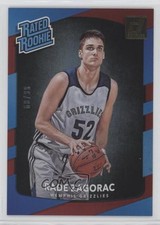 2017-18 Panini Donruss Rated Rookies Holo Red Laser 68/99 Rade Zagorac #155 2un