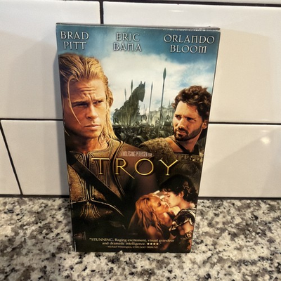 #ad #ad Troy VHS 2004 Brad Pitt Eric Bana Orlando Bloom $11.99