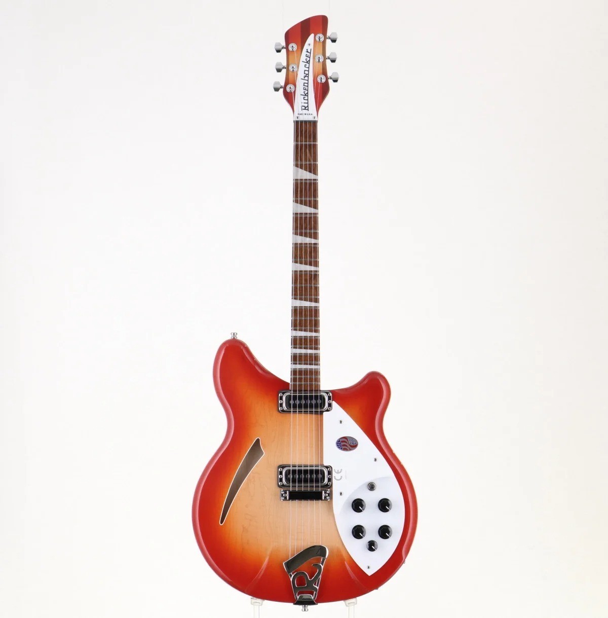 Rickenbacker 360 Fireglo Semi Hollow Body Electric Guitar w/ Hard Case
