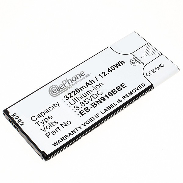 Akku Li-Ion FüR Samsung Galaxy Note 4 SM-N910F EB-BN910BBE Nfc-image