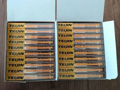 [ New ] TEIJIN MO 640MB Magneto Optical Disk lot of 20 260326