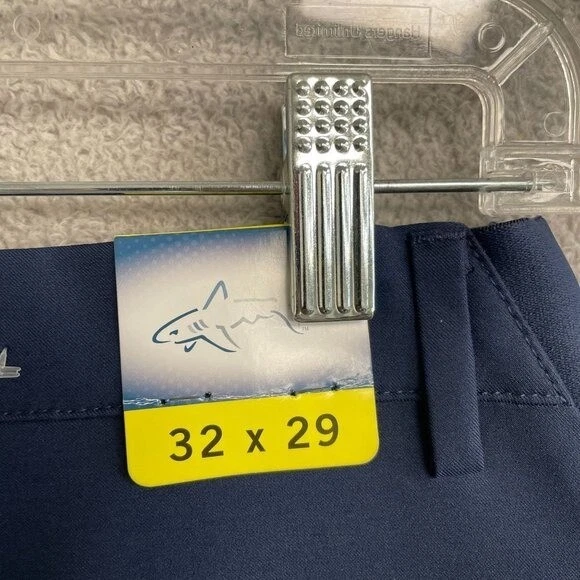 НОВЫЕ мужские штаны для гольфа Greg Norman 32x29 темно-синие эластичные - Изображение 4 из 4