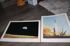 Lot of 7 11"x14" press photos from Apollo 8, 9  10 from NASA