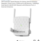 WiFi Extender Signal Booster, Wireless Repeater, Home Coverage 10000sq.ft 35 Dev