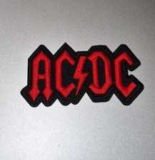 AC / DC Iron On Patch 3 5/8 X 2